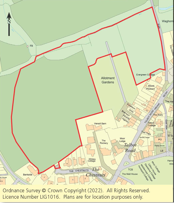 Lot: 50 - PASTURE AND WOODLAND EXTENDING TO 7.6 ACRES -